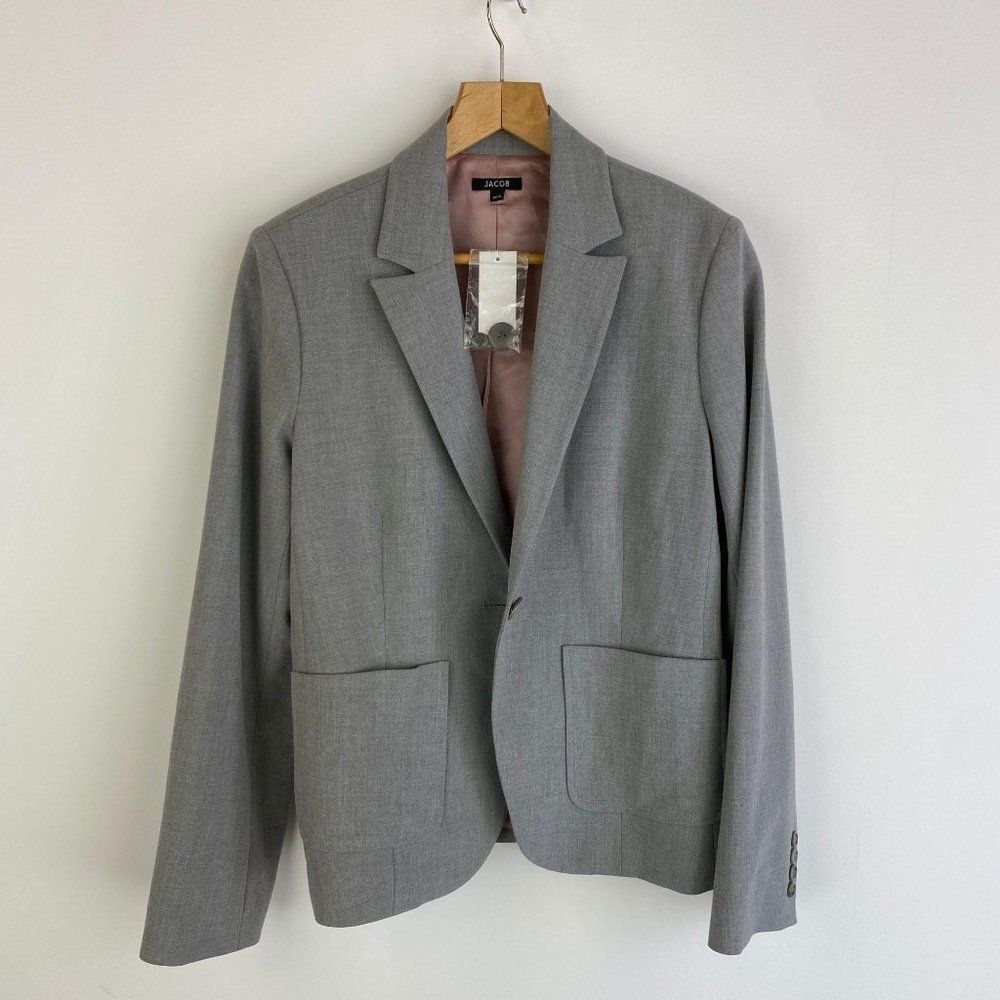 JACOB Gray Basic Blazer NWT